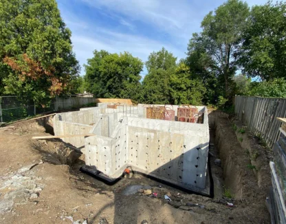 Concrete Foundation Wall